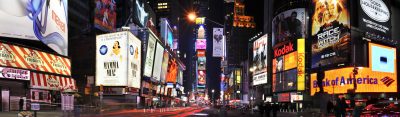 Time Square New-York nuit